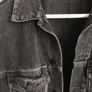 Unisex Alexander Wang Black Denim Jacket